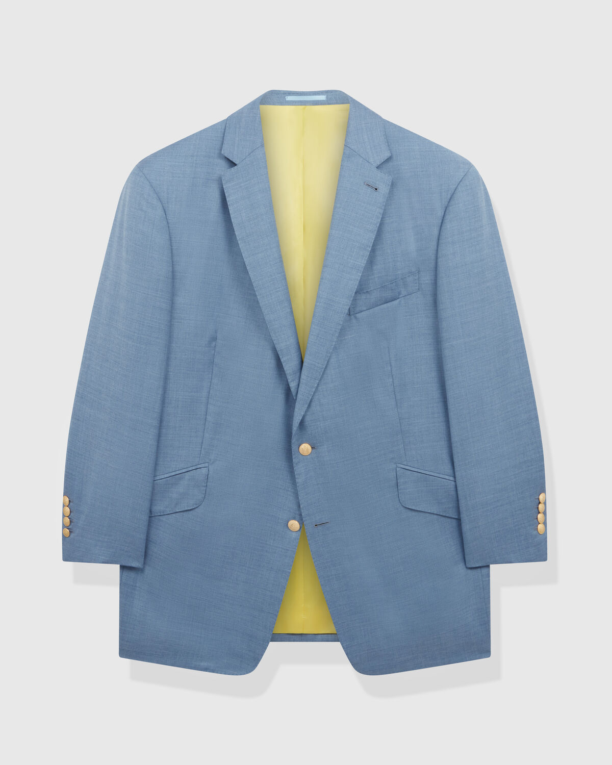 Light Blue Twill Summer Blazer by Drago