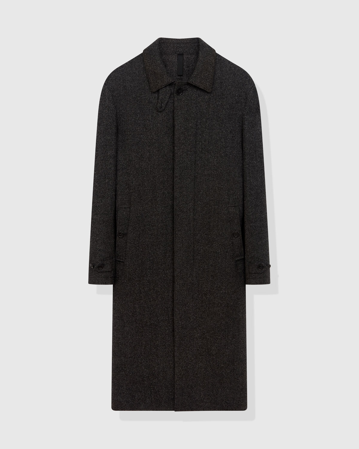 Charcoal Twill Melange Car Coat by Loro Piana