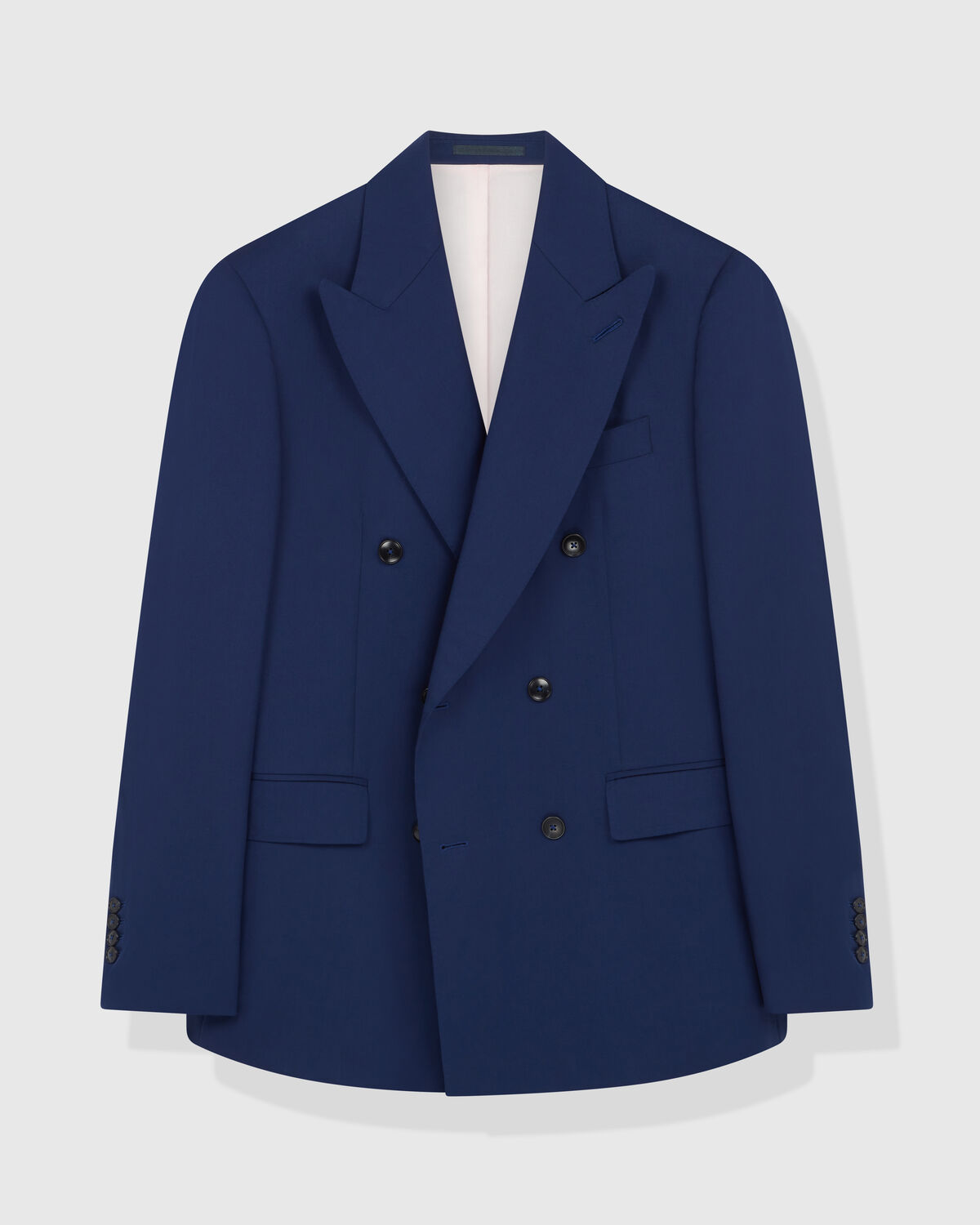 Electric Blue 4x6 Double-Breasted Suit by Drago
